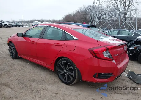 2020 Honda Civic Sport from USA, damaged, VIN 2HGFC2F83LH506515